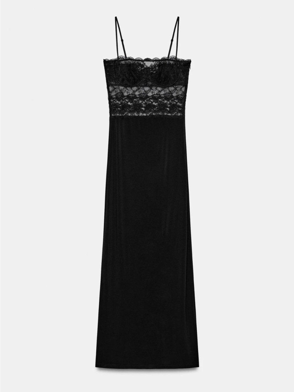 ZARA COMBINATION LACE DRESS - Picture 9 of 10